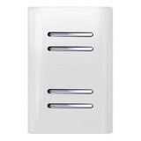 Interruptor De Luxo 4 Teclas Simples Novara 4x2 No210