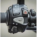Interruptor De Luz E Sinalização Para Motocicleta  Punho Chave Adaptado  Compatível Com NC 750 E CG 160 Start Fan  Com Lampejador