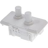 INTERRUPTOR DUPLO BRANCO REFRIGERADOR BRASTEMP W10471975