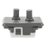 Interruptor Duplo W10471976 Rf Brastemp Bre50nb Cinza