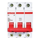 Interruptor Eletrônico Steck Sdd63c32 Com Alavanca Branca vermelha 380v 32a