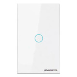 Interruptor Inteligente Novadigital 1 Tecla Zigbee 1 Botão 10a 110v 220v Branco