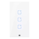 Interruptor Inteligente Touch Wi fi 3 Botões Led Weg Branco Corrente Nominal 10 A Voltagem Nominal 110v