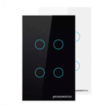 Interruptor Inteligente Wi fi Nova Digital 4 Botões Original