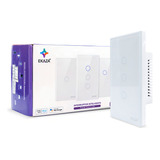 Interruptor Inteligente Wifi Ekaza 3 Botões Touch Tuya Smart Life Alexa Google Smart 110v 220v Branco