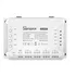 Interruptor Inteligente Wifi Sonoff 4chpror3 4 Canais Smart Switch Rele Modulo Automação Alexa Google 110v 220v Branco