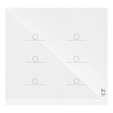Interruptor Inteligente Zigbee 6 Botão Touch Branco Geonav