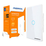 Interruptor Inteligente Zigbee Novadigital 1 Botão Touch Alexa Google Tuya Smart Life 110v 220v Branco