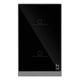 Interruptor Inteligente Zigbee Touch 2 Botões Geonav Preto