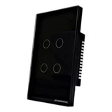 Interruptor Smart Touch Led 4 Botões Zigbee Tuya Google