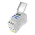 Interruptor Temporizador Programável Dc 24v Din Rail Semanal