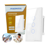 Interruptor Touch 3 Botões Led Smart Zigbee Alexa Google