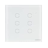 Interruptor Touch Smart Wi Fi Com 6 Teclas EWS 1006 Branco Intelbras