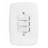 Interruptor Triplo Simples Ideale Pluzie