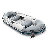 Intex Mariner 3- Conjunto De Barco Inflável Para 3 Pessoas Com Remos De Alumínio E Bomba De Ar De Alta Saída -modelo Mais Recente-
