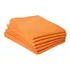 Intextil Flanela Laranja 28cm Y 48cm Kit Com Com 12 Unidades