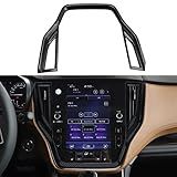 INTGET Capa De Painel De Tela De Navegação Para Subaru Outback 2020 2025 Acessórios 2021 2022 2023 2024 Subaru Legacy Capa De Tela GPS De Fibra De Carbono Para Console Central Capa Decorativa
