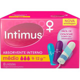 Intimus Absorvente Interno Médio Com 8 Unidades
