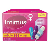 Intimus Absorvente Interno Médio Com 8 Unidades