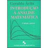Introdução À Análise Matemática De Ávila Editora Edgard Blucher Capa Mole Edição 2 Edição 1993 Em Português
