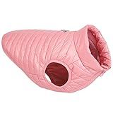 Inverno Para Cachorro - Casaco Macio Para Cachorro Impermeável Inverno Pet Colete - Roupas Colete Acolchoado Grosso Para Cachorros Pequenos E Médios Grandes Pinnkl