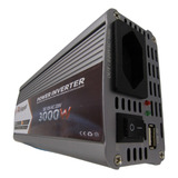 Inversor Conversor Gilgal Onda Modificada Senoidal 12v 220v 3000w Para Energia Solar, Motorhome, Off Grid, Carro, Camping, Bateria, Equipamentos Eletrônicos, Sustentável, Potente, Durável E Eficiente