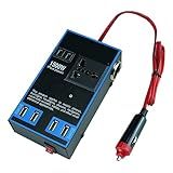 Inversor De Energia Para Carro Inversor De Energia Para Carro 12V 24V A 110V 220V 1500W Portas De Carregamento Rápido Tomadas CA Caminhão Multifuncional Conversor De Energia