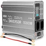 Inversor De Onda Senoidal 1000W 12V DC Para 110V AC Saída USB Notebook Computador Lâmpada De Led Painel Solar Proteção Contra Sobrecarga Porta USB 3 0 Controle Inteligente De Temperatura