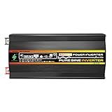 Inversor De Onda Senoidal Pura 500W12V A 220V Smart Display Inverter Adaptador De Plugue De Tomada De Carro Para Carregamento De Energia De Acampamento De Caminhão RV Ngumms