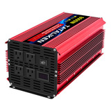 Inversor De Potência 8000w Com Soquete Múltiplo 12v 110v60hz