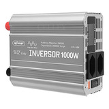Inversor De Tensão 1000w Energia Veicular 12v 110v Usb