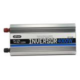 Inversor De Tensão Veicular 4000w 220v 110v Energia Solar