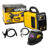 Inversor Para Solda Eletrodo E Tig Im125 C Máscara Escurecimento Automático Bivolt Vonder