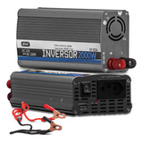 Inversor Senoidal Veicular Tensão 12v 220v 2000w Conversor