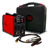 Inversora De Solda Digital 140a Com Maleta Bambozzi 110v 220v Vermello