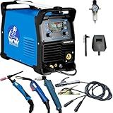 Inversora De Solda E Corte 5 Em 1 Multicut 255 220V TIG MIG MMA Corte Plasma Até 12mm Sinérgica Rolo De 1 E 5kgs WWSoldas