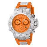 Invicta Subaqua Iii 1378 50mm Swiss Raro Laranja Original