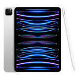 iPad Apple Pro 4ª Geração 2022 11 128gb Prata + Pencil 2