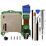 IParto Bandeja Para Leitor De Cartão De Cartucho De Jogo Com Porta De Entrada De Fone De Ouvido De Substituição Para Kit De Reparo Nintendo Switch