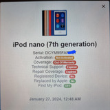 iPod Nano 7a Geração Leia O Anúncio
