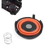 Irinidig 1 PC Tampa Da Válvula Do Motor Do Automóvel Kit De Reparo Da Tampa Da Válvula PCV Com Membrana E Mola Peças De Reposição Originais 55573746 25198874 Compatível Com Chevrolet Cruze Preto E