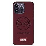 IRON SPIDER Capa Para IPhone 15 Plus Com Personagem De Super Herói Compatível Com IPhone 15 Plus Capa De Couro Vinho Vermelho Aranha 