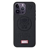 Iron Spider Capa Para Iphone 15 Pro Max Com Personagem De Super-herói Compatível Com Iphone 15 Pro Max Capa De Couro Preta (pantera)