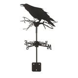 Iron Weathervane Crow Ornamento