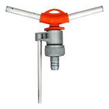 Irrigador Giratorio 6 Jatos Com Suporte P Mangueira 1 2
