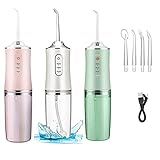 Irrigador Oral Jato Da Agua Higiene Bucal Limpeza Dental Para Dentes E Gengivas TAMO -BRANCO-