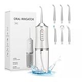 Irrigador Oral Limpeza Profunda Jato D àgua Supersônico 3 Modos Diferentes Tanque De 220ML Eletrico Dentes E Gengiva