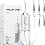 Irrigador Oral Portátil Limpeza Bucal Completa 3 Modos De Pressão Ajustáveis Water Pik Irrigador Oral Bateria Recarregável Water Pik Portátil À Prova D Água Higiene Bucal Aparelho De Limpeza Bucal Esguicho Dental Escova De Dentes Aparelho Ortodôntico Interdental Enxaguador Bucal Eletrico