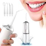 Irrigador Oral Portátil Supersônico 3 Em 1 Limpeza E Higienização Profunda De Dentes E Gengivas Com Jato D Água Tanque De 230ML Bateria Longa Duração Cuide Da Saúde Bucal Em Casa 