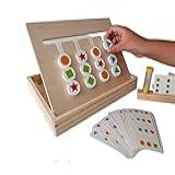 Isa - Brinquedo Educativo De Madeira Montessori Para Crianças A Partir De 3 Anos, Jogo De Raciocínio Lógico Montessoriano De Brincadeiras De Aprendizagem Com Cores E Formas De Frutas